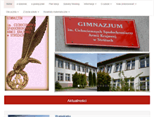 Tablet Screenshot of gimnazjum.stroze.com